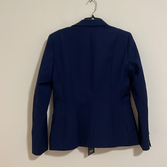 NEW $195 WHBM Navy blue Signature Blazer size 12 - Picture 10 of 16